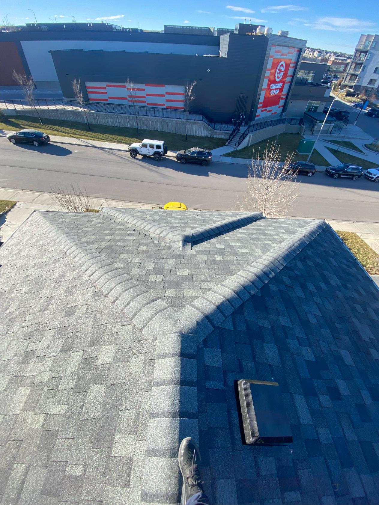 Grey Sloped Roof